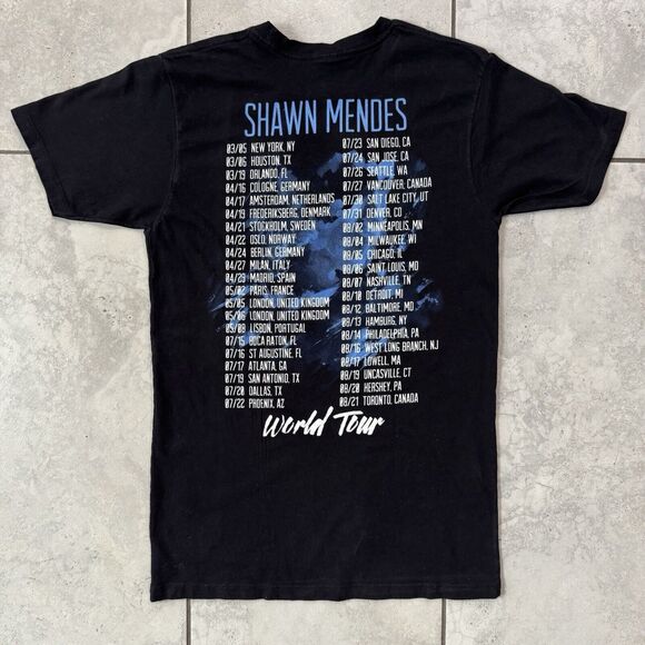 Shawn Mendes 2017 World Tour Concert T-Shirt Size S - Picture 3 of 6